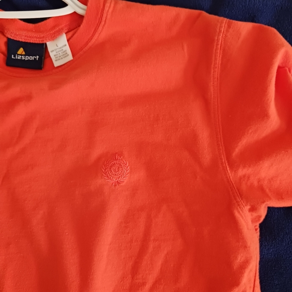 Orange 100% Cotton T-Shirt LizSport - Picture 3 of 4